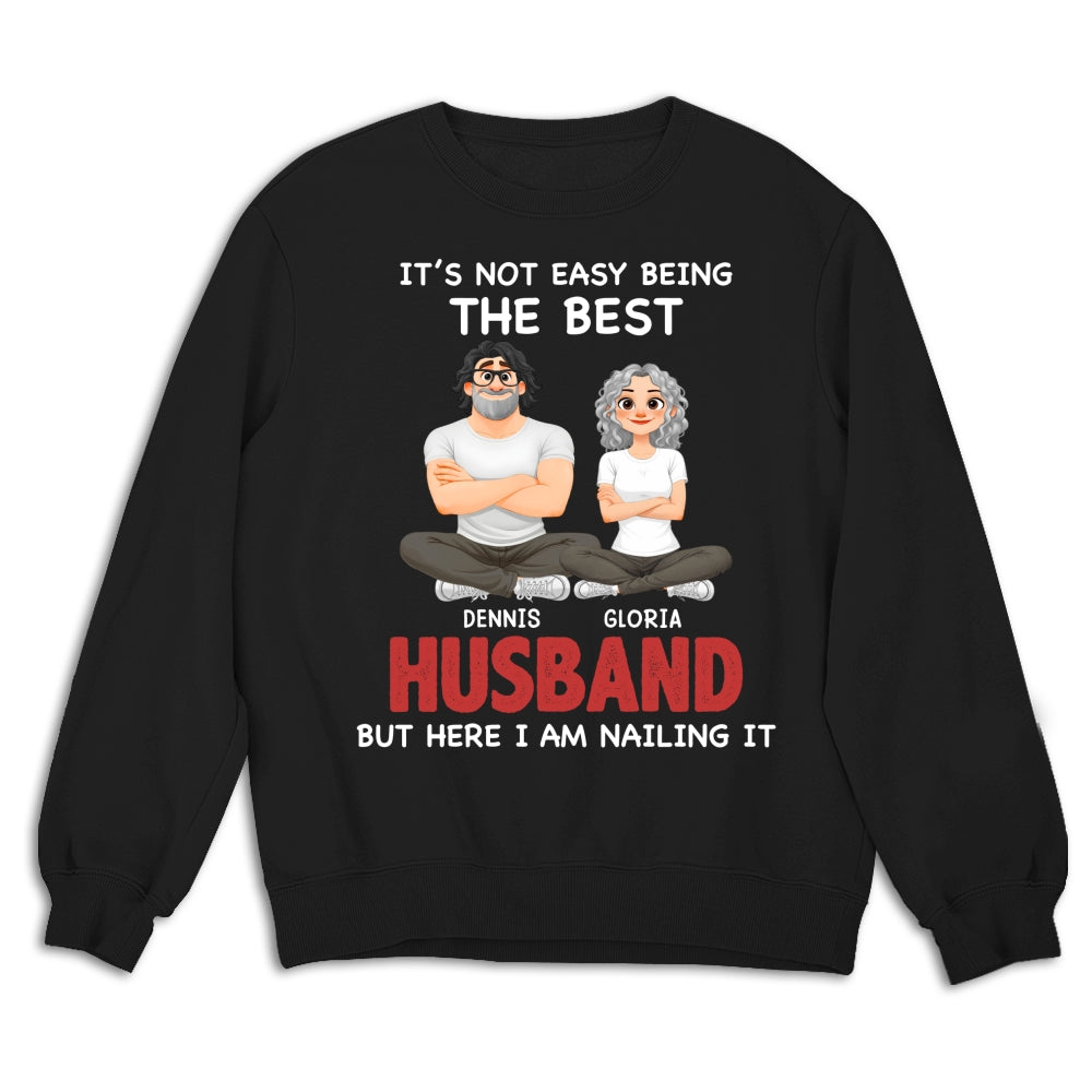 Custom Christmas Anniversary Keepsake Gifts For Husband • Being The Best Husband - Personalized Shirt