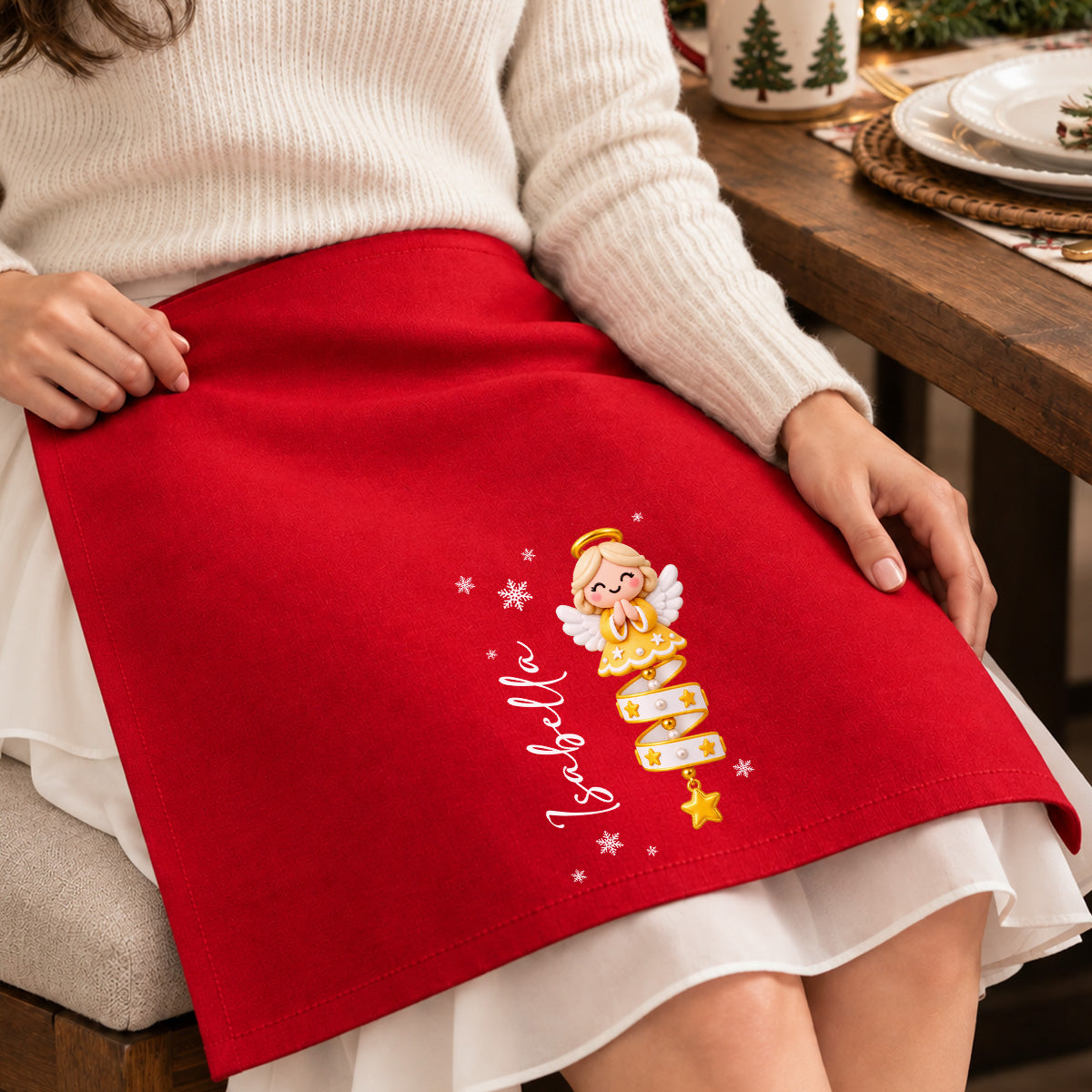 Our Party Christmas - Personalized Napkin
