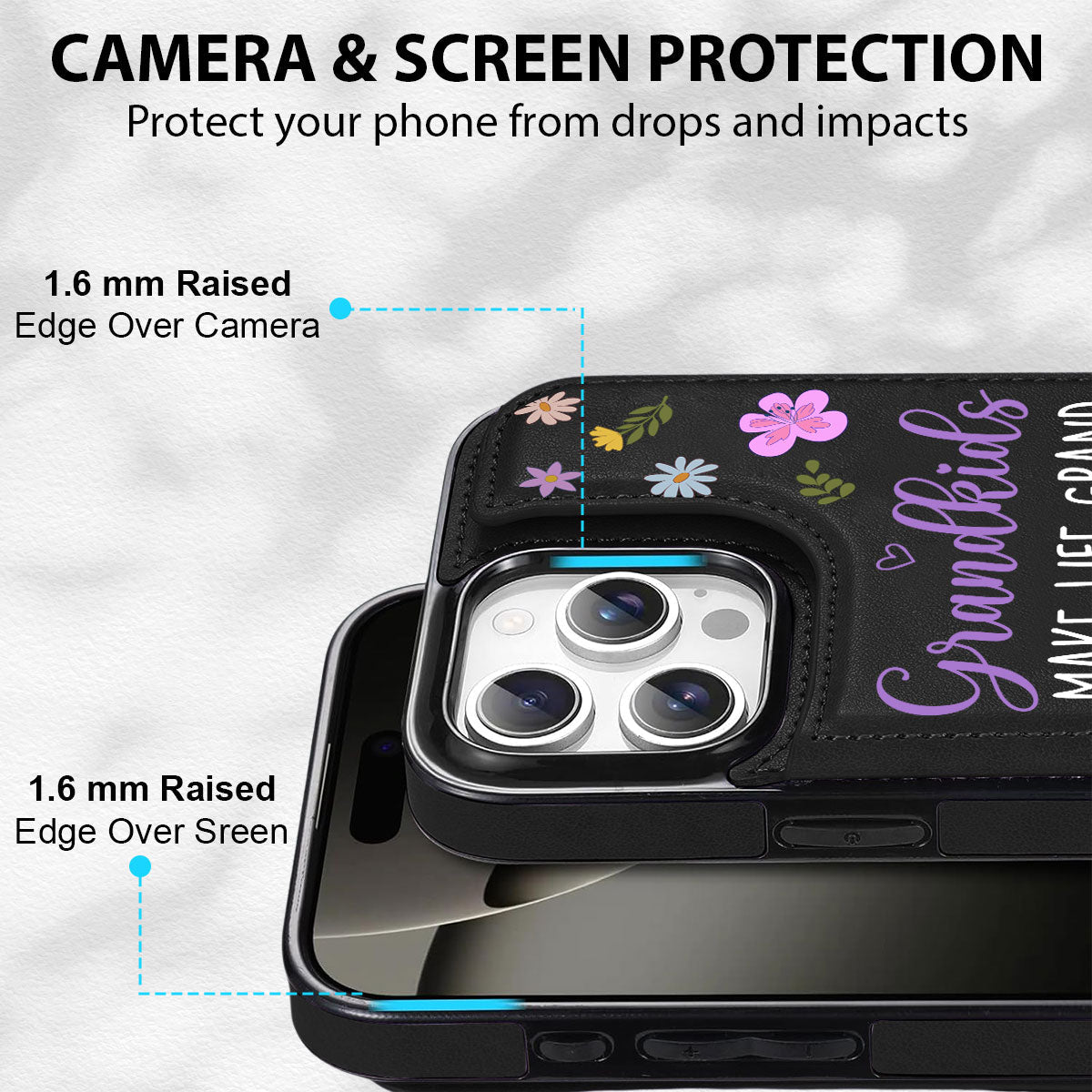 Make Life More Grand - Personalized Leather Phone Case