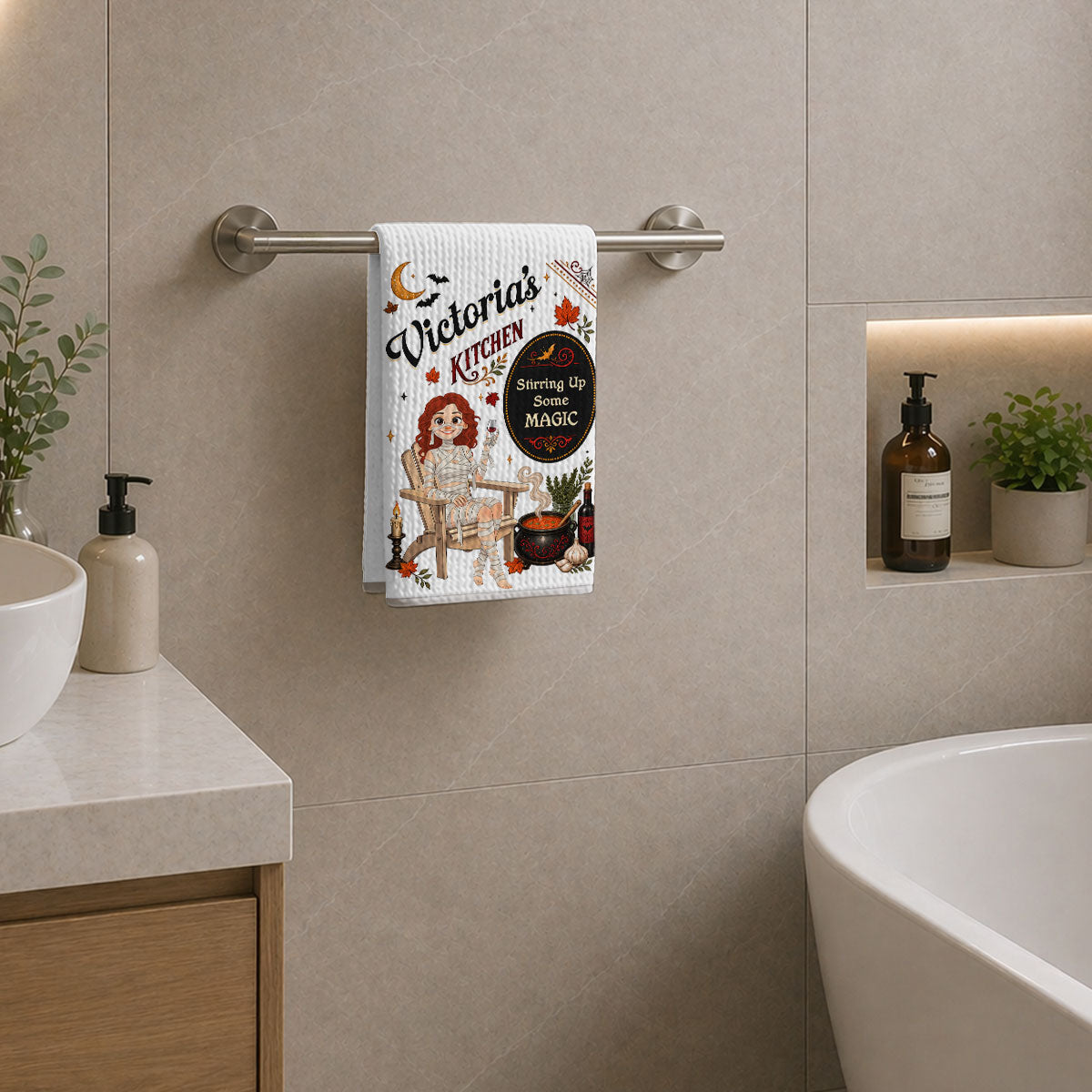 Homemade Magic Starts Here - Personalized Kitchen Towel