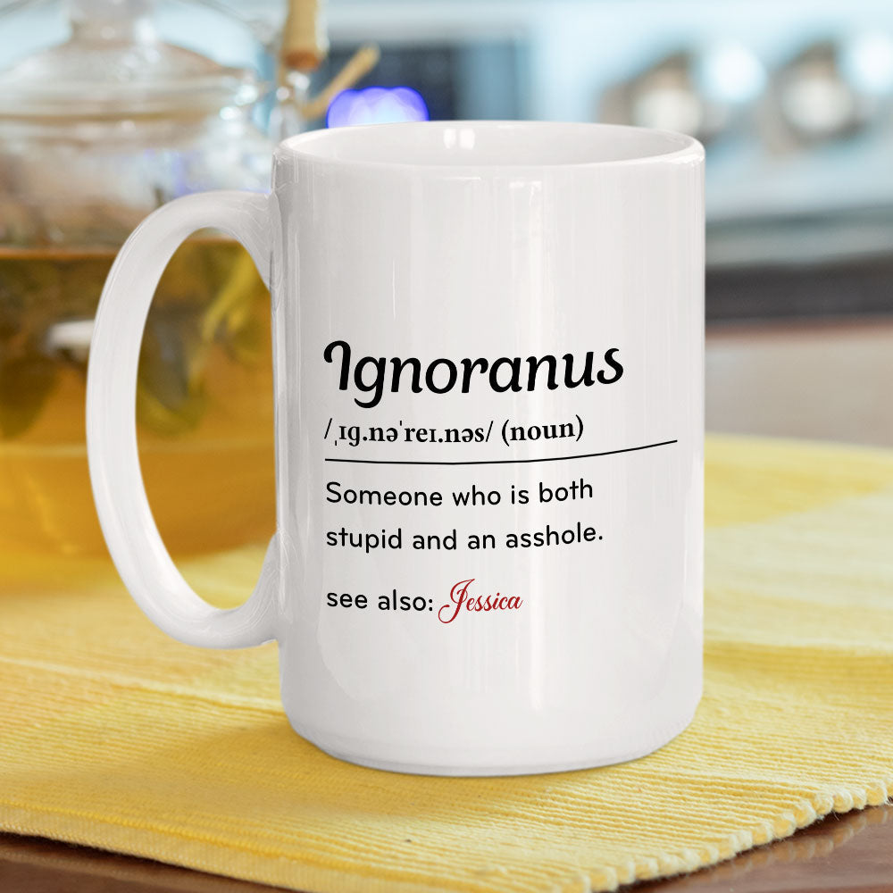 Custom Coworker, Christmas & Birthday Team Appreciation Gift • Word Of The Day - Personalized Coffee Mug