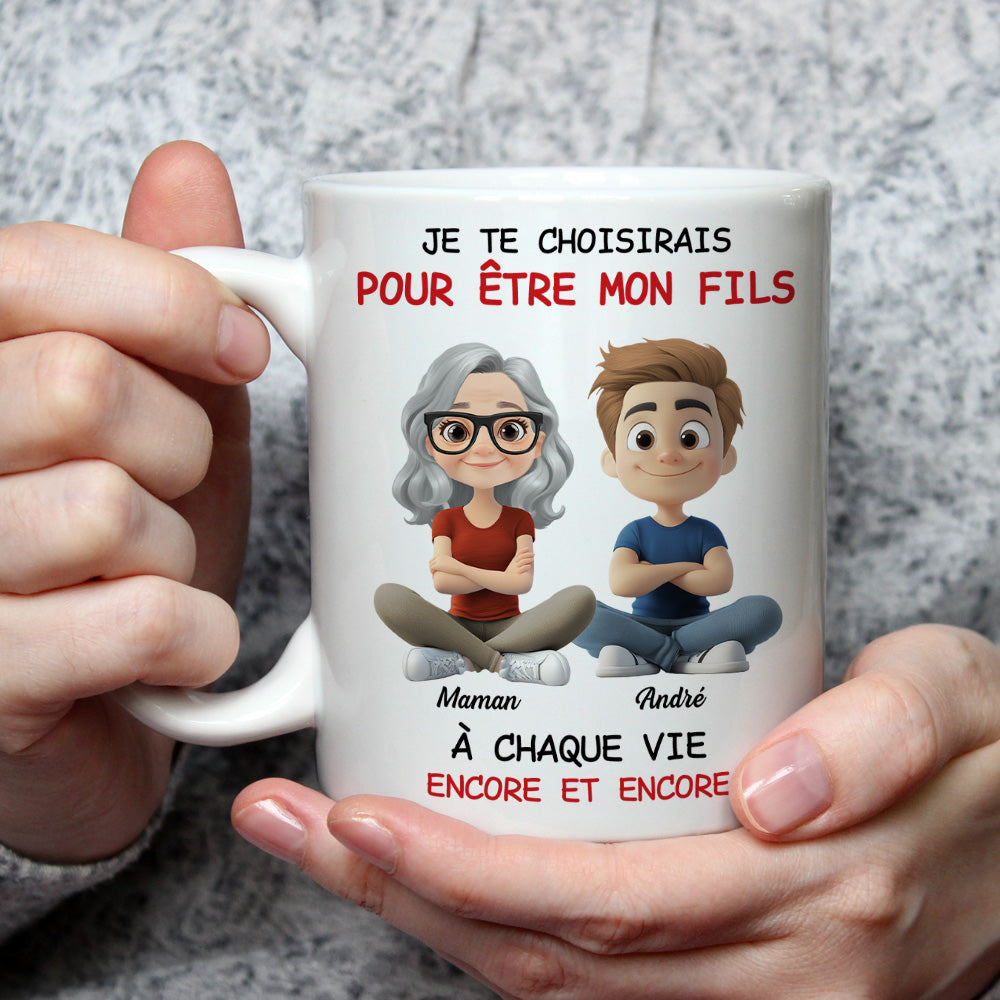 Custom Christmas & Birthday Gift for Son • Mug Personnalisé - Toujours Te Choisir 3