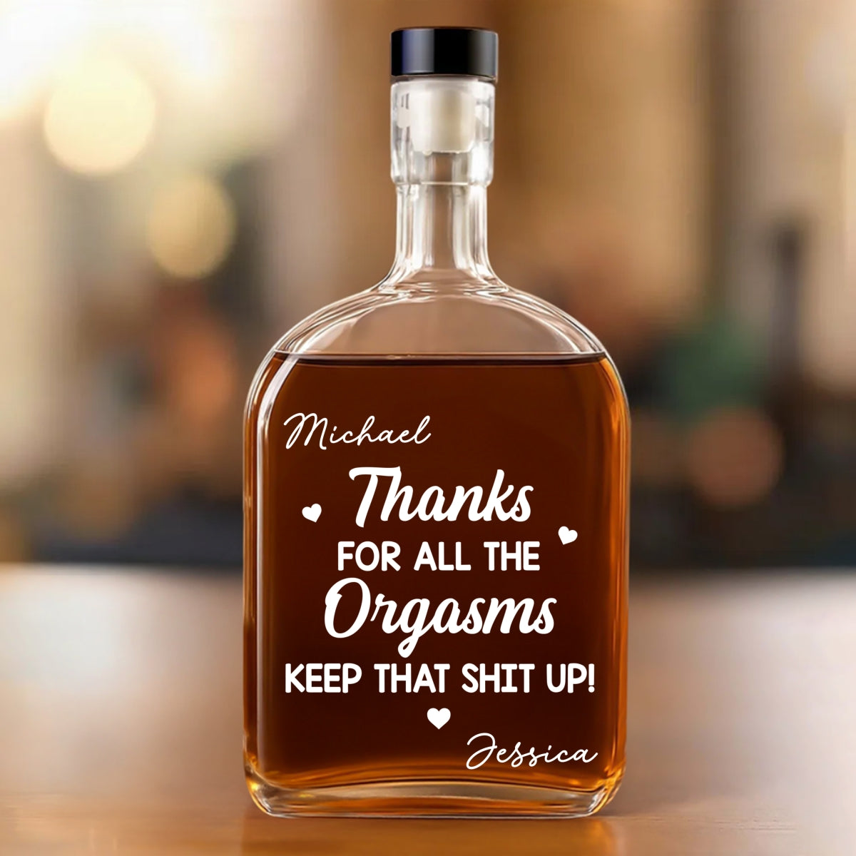 Keep It Up - Personalized Spirits Decanter