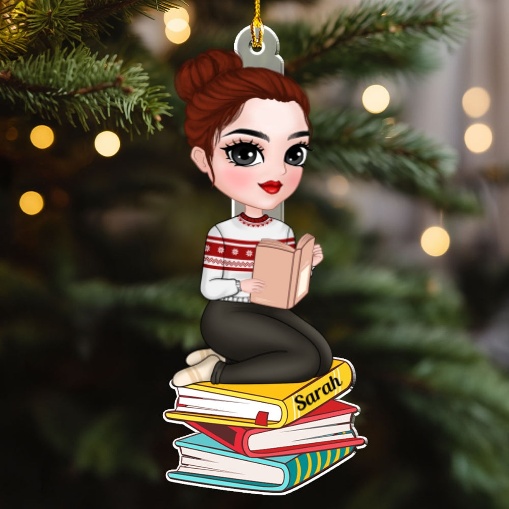 Custom Keepsake Christmas Ornament •  Books In Souls - Personalized Acrylic Ornament