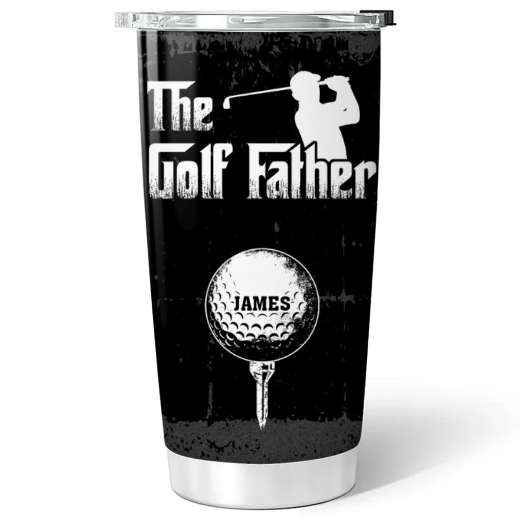 Custom Father's Day Birthday Gifts For Dad • Golf Dad - Personalized Tumbler