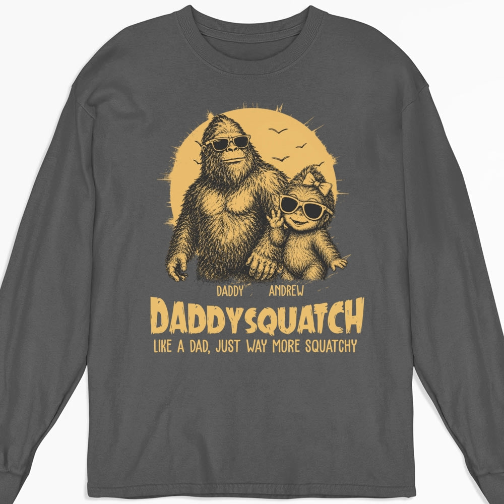 Custom Father's Day, Special Gift for Dad & Grandpa • Squatchy Papa - Personalized Shirt
