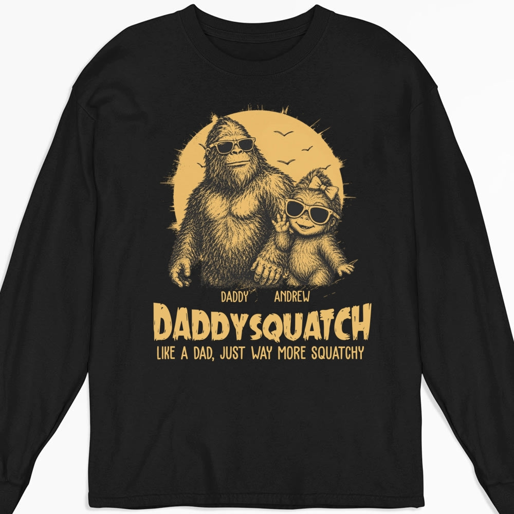 Custom Father's Day, Special Gift for Dad & Grandpa • Squatchy Papa - Personalized Shirt