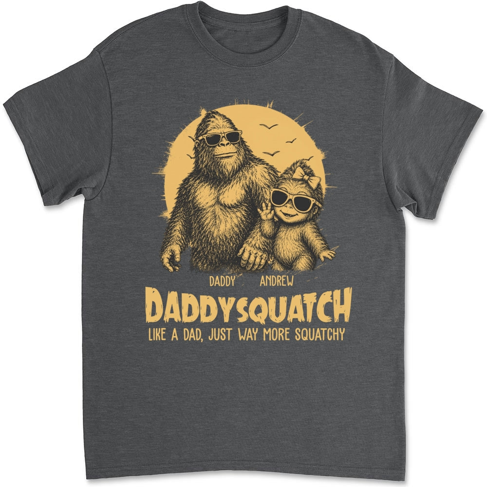 Custom Father's Day, Special Gift for Dad & Grandpa • Squatchy Papa - Personalized Shirt