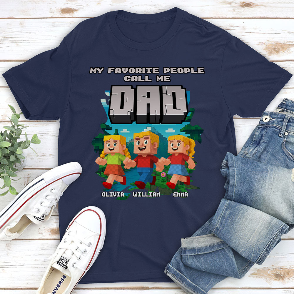 Custom Father's Day, Special Gift for Dad & Grandpa • Papa Favorite People - Personalized Shirt