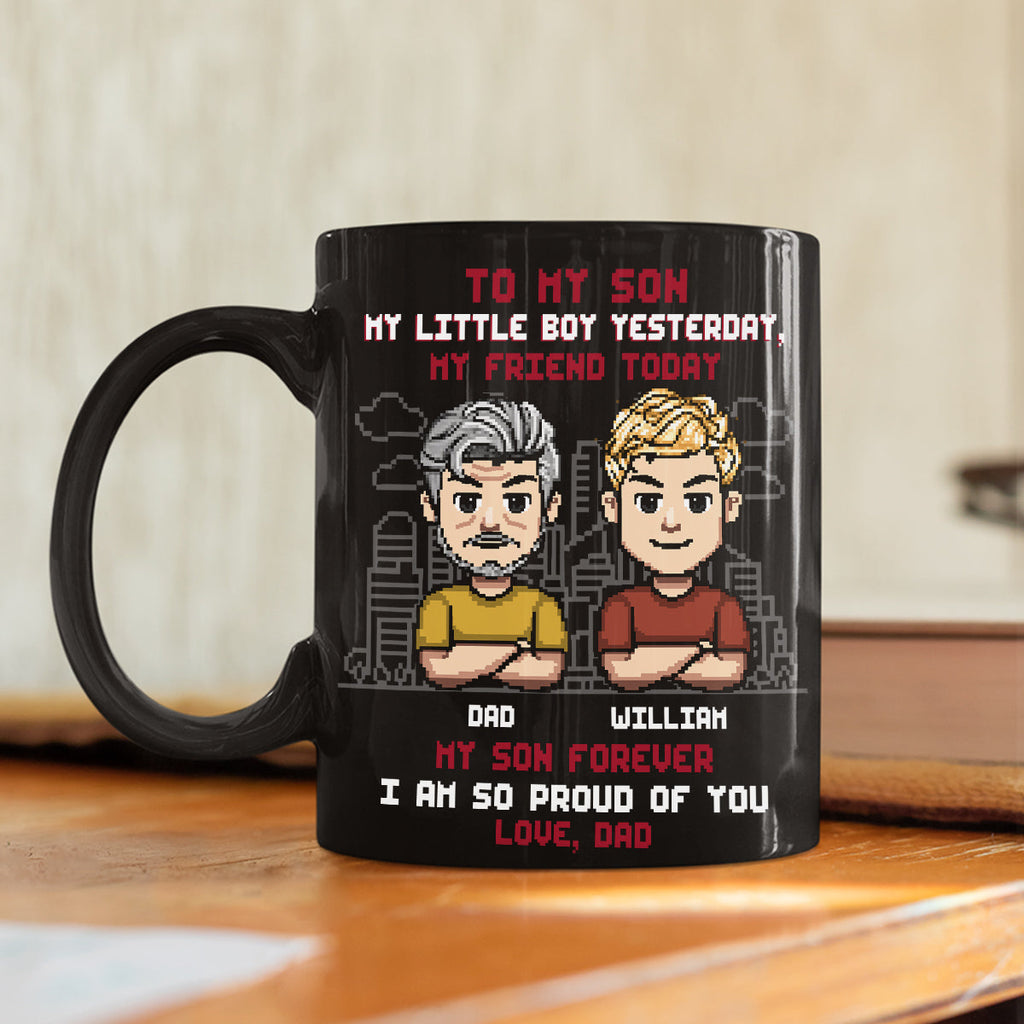 Custom Christmas & Birthday Gift for Son • My Son My Biggest Blessing - Personalized Coffee Mug