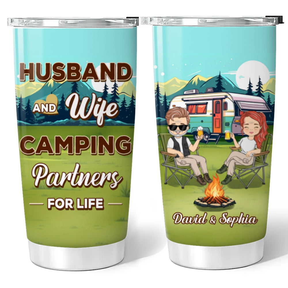 Camping Partners For Life - Personalized Tumbler