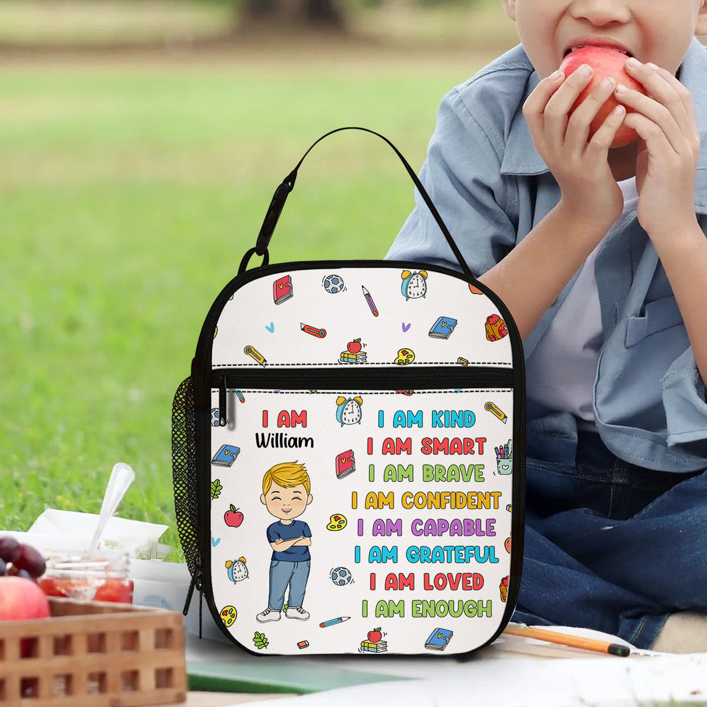 Kind Smart Loved - Personalized Insulated Lunch Bag
