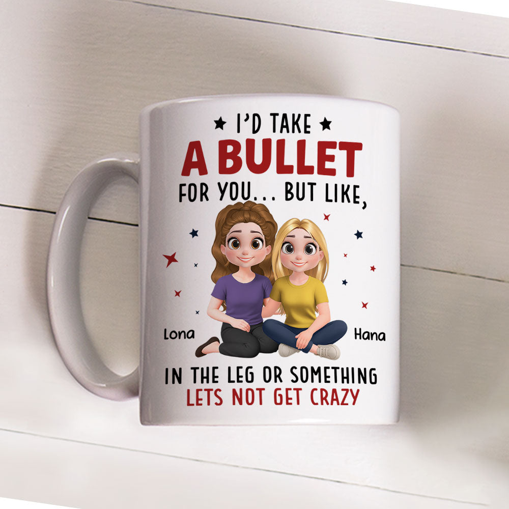 Custom Best Friend, Christmas & Birthday Friendship Keepsake Gift • We Make Bad Choices Confidently - Personalized Coffee Mug