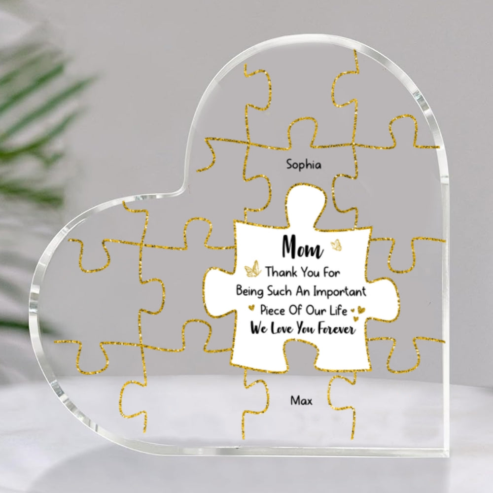 Custom Mother's Day Decor, Gift for Mom & Grandma • We Love You Forever - Personalized Acrylic Plaque