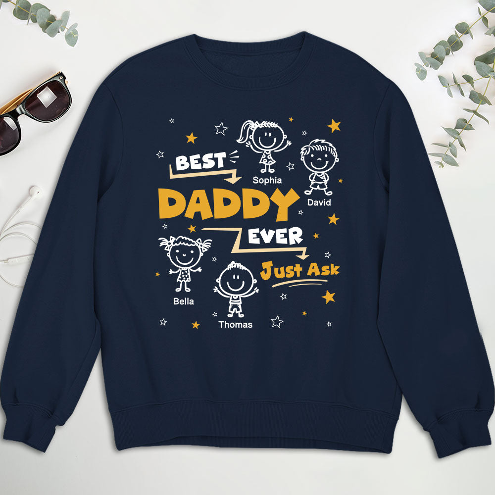 Custom Father's Day, Special Gift for Dad & Grandpa • Ask My Child - Personalized Shirt