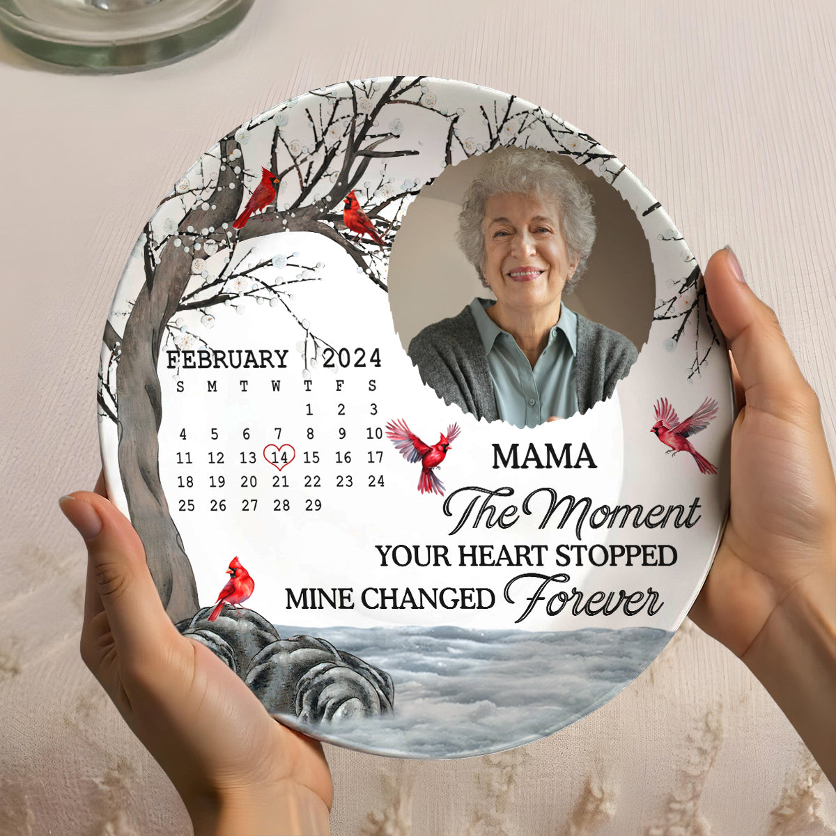 My Heart Changed Forever - Personalized Plate