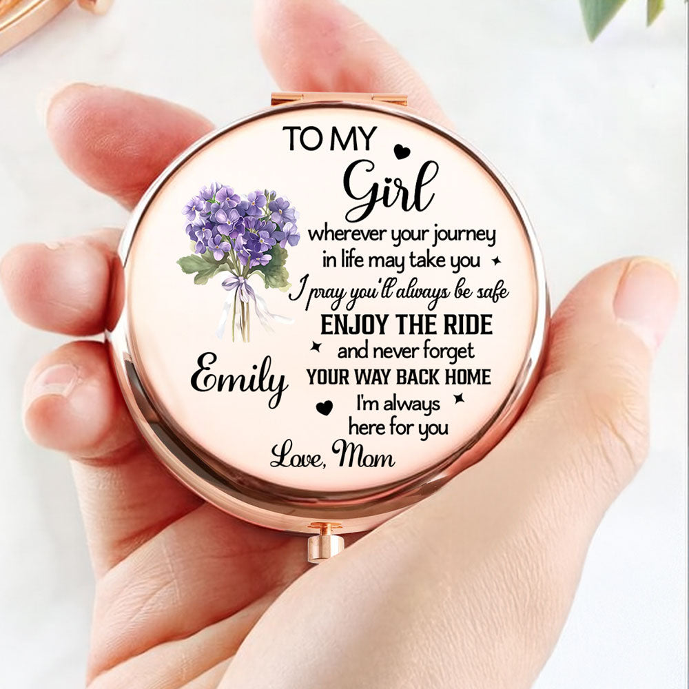 Your Journey Starts Today - Personalized Compact Mirror