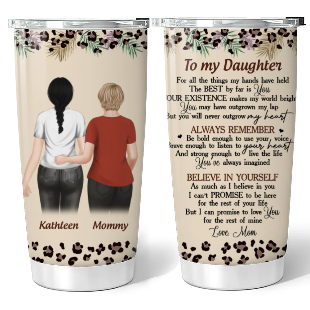 Custom Christmas Birthday Gifts For Daughter • Always Remember - Personalized Tumbler