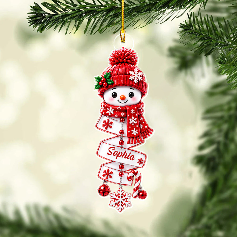 Custom Family Ornament, Christmas Gift for Family Members •  Christmas Cheer - Personalized Acrylic Ornament