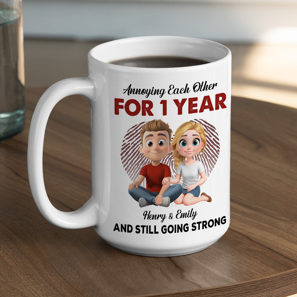 Custom Anniversary Keepsake Gifts For Couple • I Love You My Whole Life - Personalized Coffee Mug