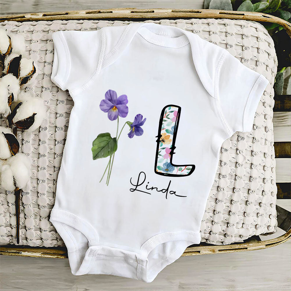 The Day An Angel Came To Me - Personalized Baby Onesie