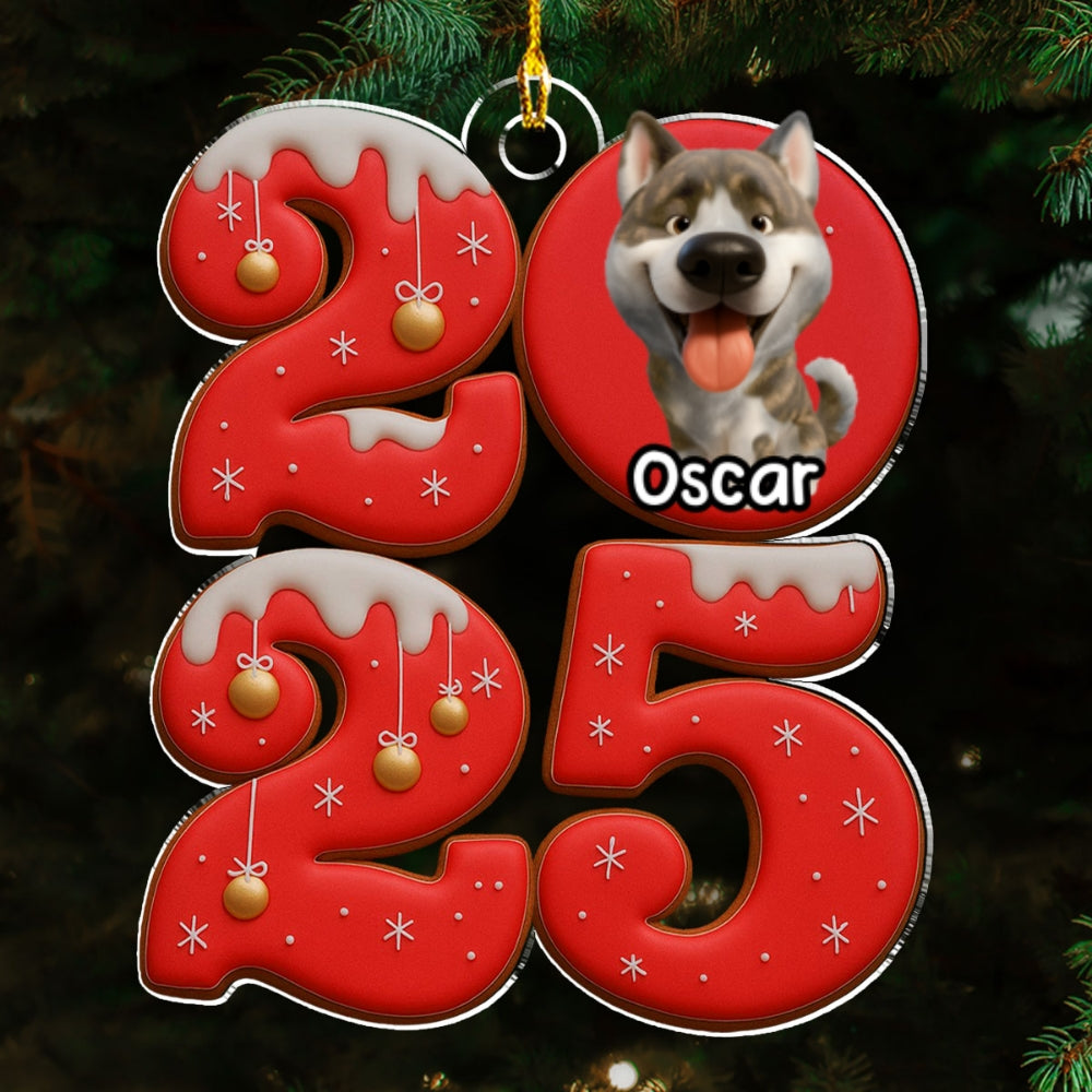 Custom Keepsake Christmas Ornament •  Another Year With You - Personalized Acrylic Ornament