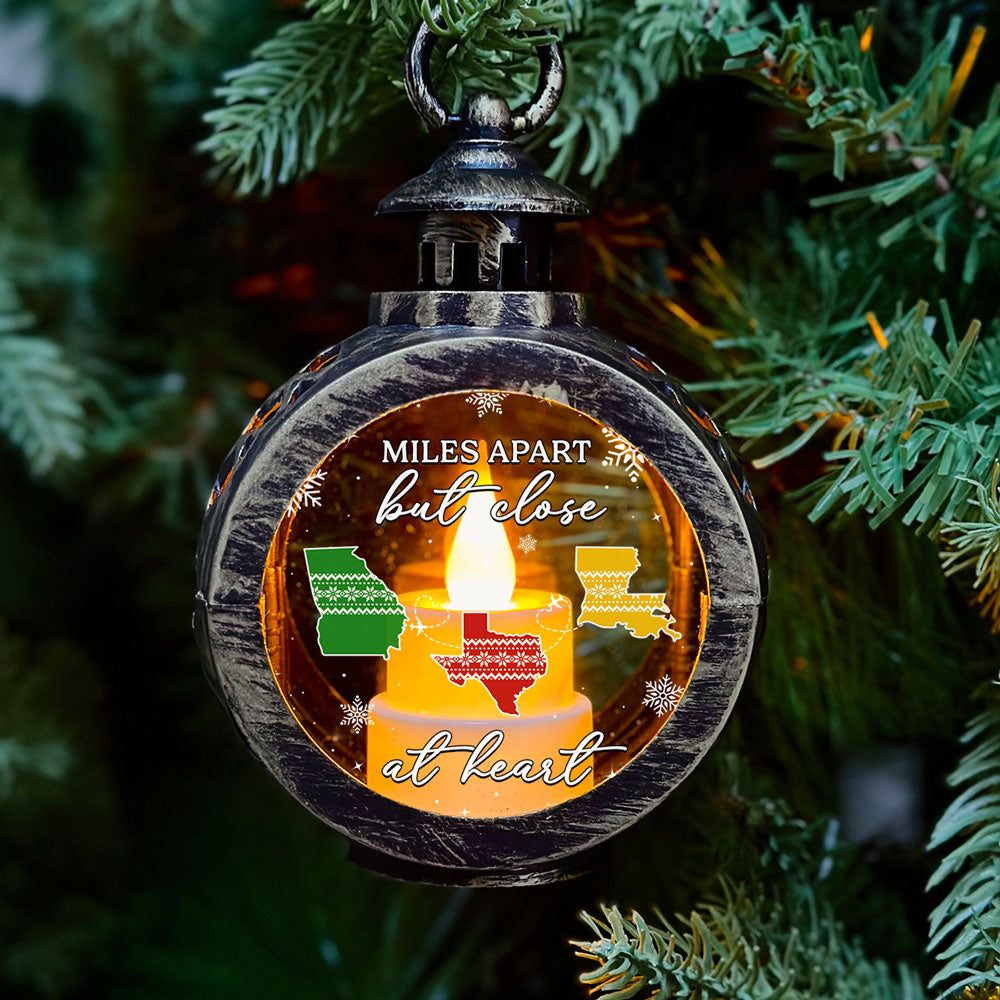 Custom Family Christmas Gifts, Holiday Decor • Home Is Where - Personalized Christmas Lantern