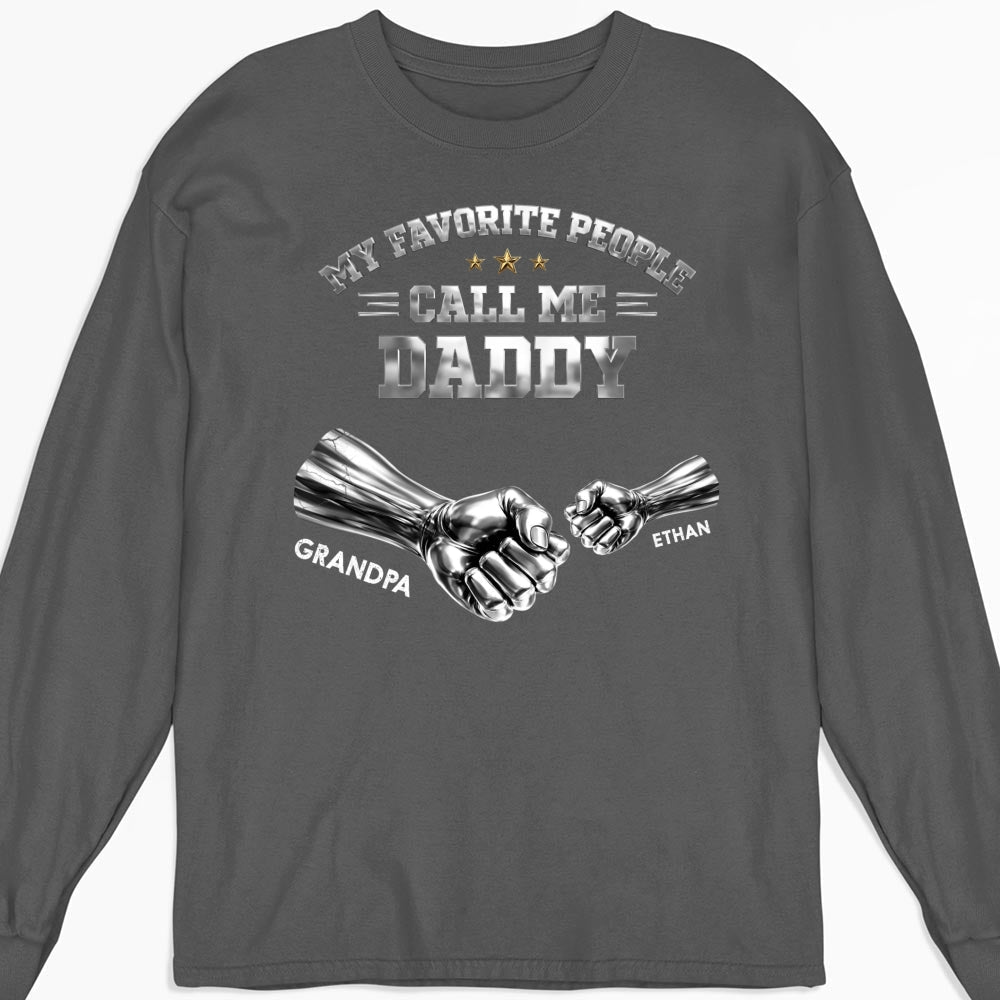 Custom Father's Day, Special Gift for Dad & Grandpa • Favorite People - Personalized Shirt