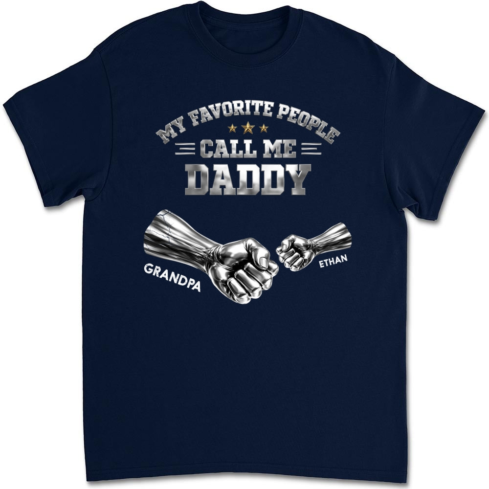 Custom Father's Day, Special Gift for Dad & Grandpa • Favorite People - Personalized Shirt