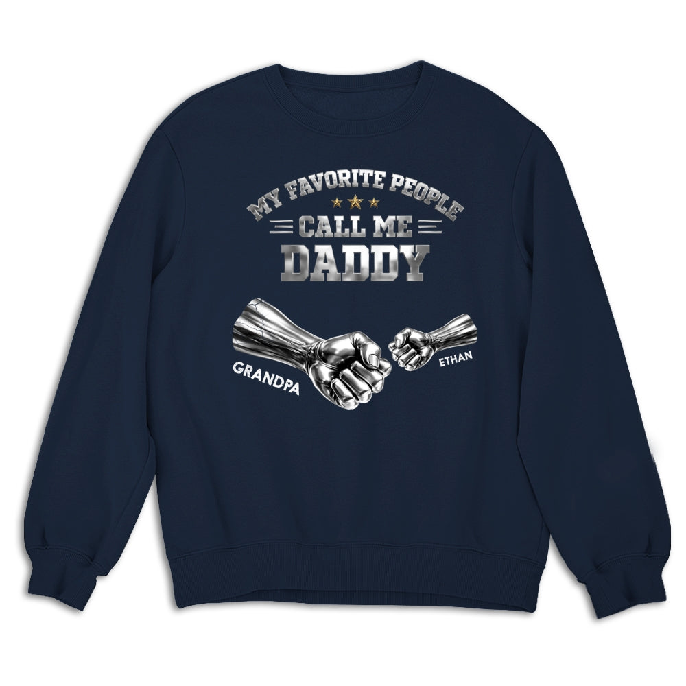 Custom Father's Day, Special Gift for Dad & Grandpa • Favorite People - Personalized Shirt