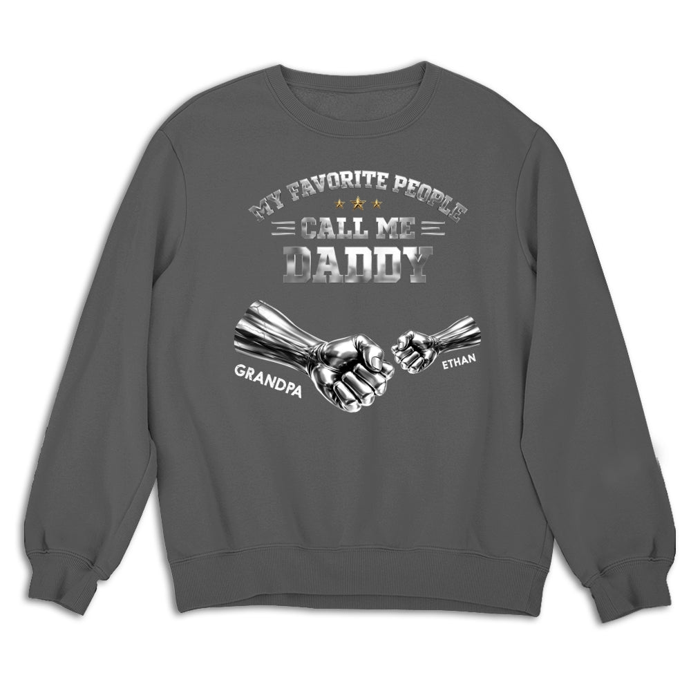 Custom Father's Day, Special Gift for Dad & Grandpa • Favorite People - Personalized Shirt
