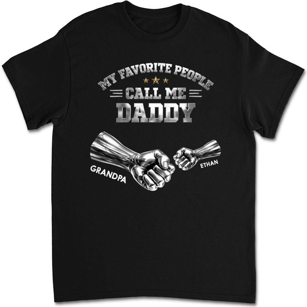 Custom Father's Day, Special Gift for Dad & Grandpa • Favorite People - Personalized Shirt