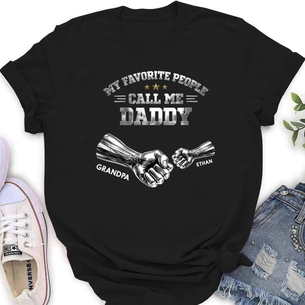 Custom Father's Day, Special Gift for Dad & Grandpa • Favorite People - Personalized Shirt