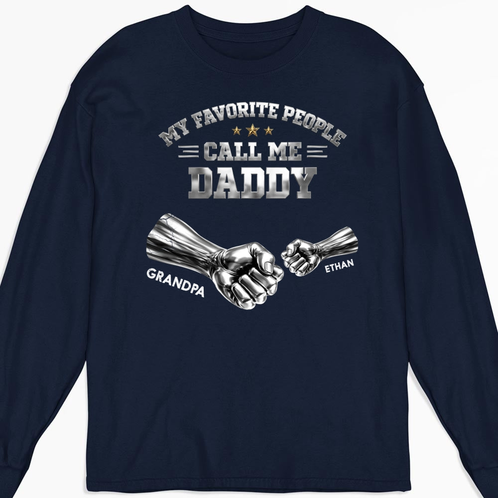 Custom Father's Day, Special Gift for Dad & Grandpa • Favorite People - Personalized Shirt