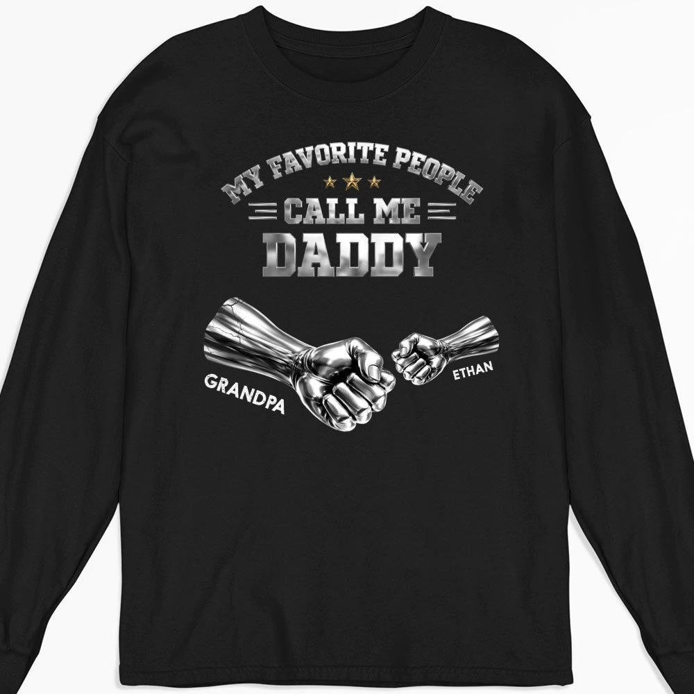 Custom Father's Day, Special Gift for Dad & Grandpa • Favorite People - Personalized Shirt