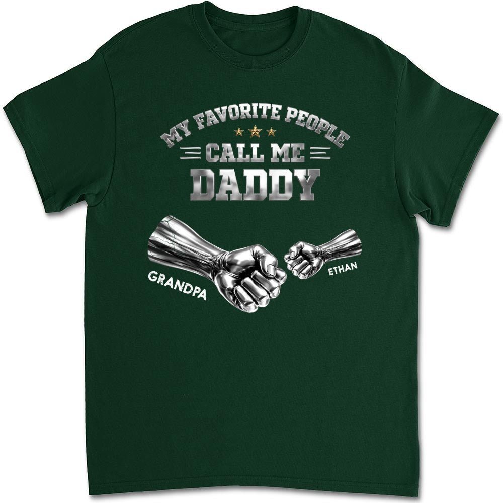 Custom Father's Day, Special Gift for Dad & Grandpa • Favorite People - Personalized Shirt