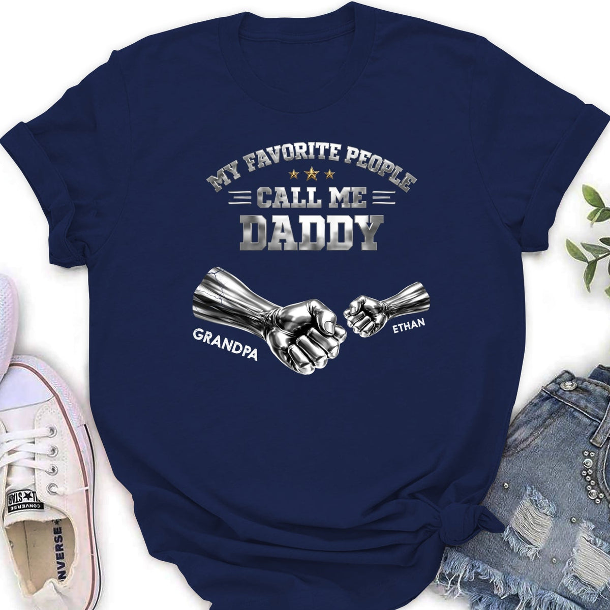 Custom Father's Day, Special Gift for Dad & Grandpa • Favorite People - Personalized Shirt