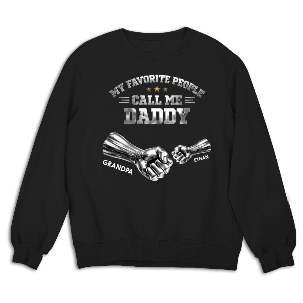 Custom Father's Day, Special Gift for Dad & Grandpa • Favorite People - Personalized Shirt