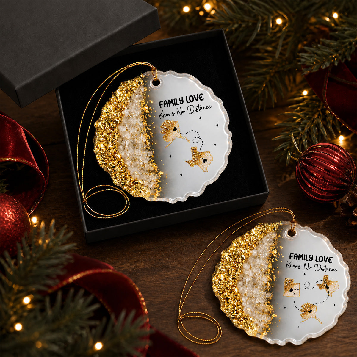 Endless Bond - Personalized Resin Ornament