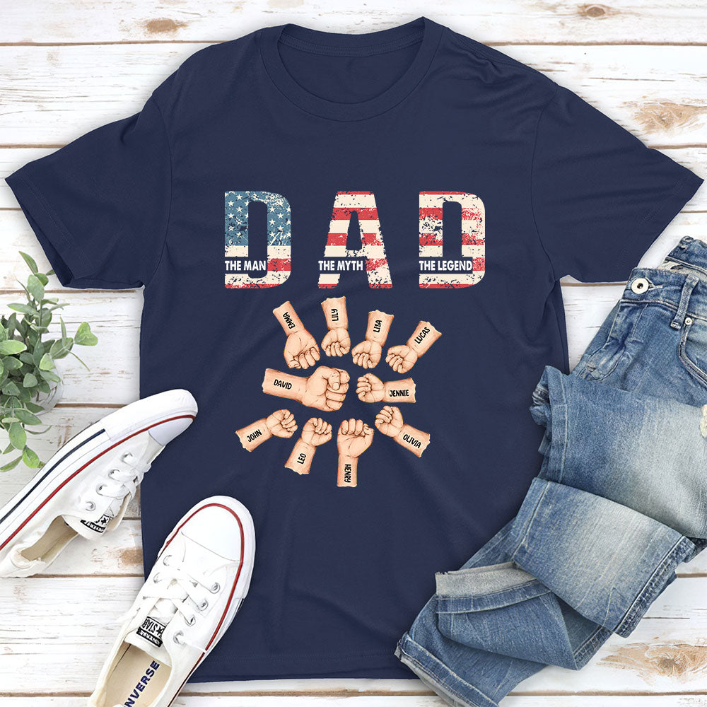Custom Father's Day, Special Gift for Dad & Grandpa • Dad You Are The Legend - Personalized Shirt