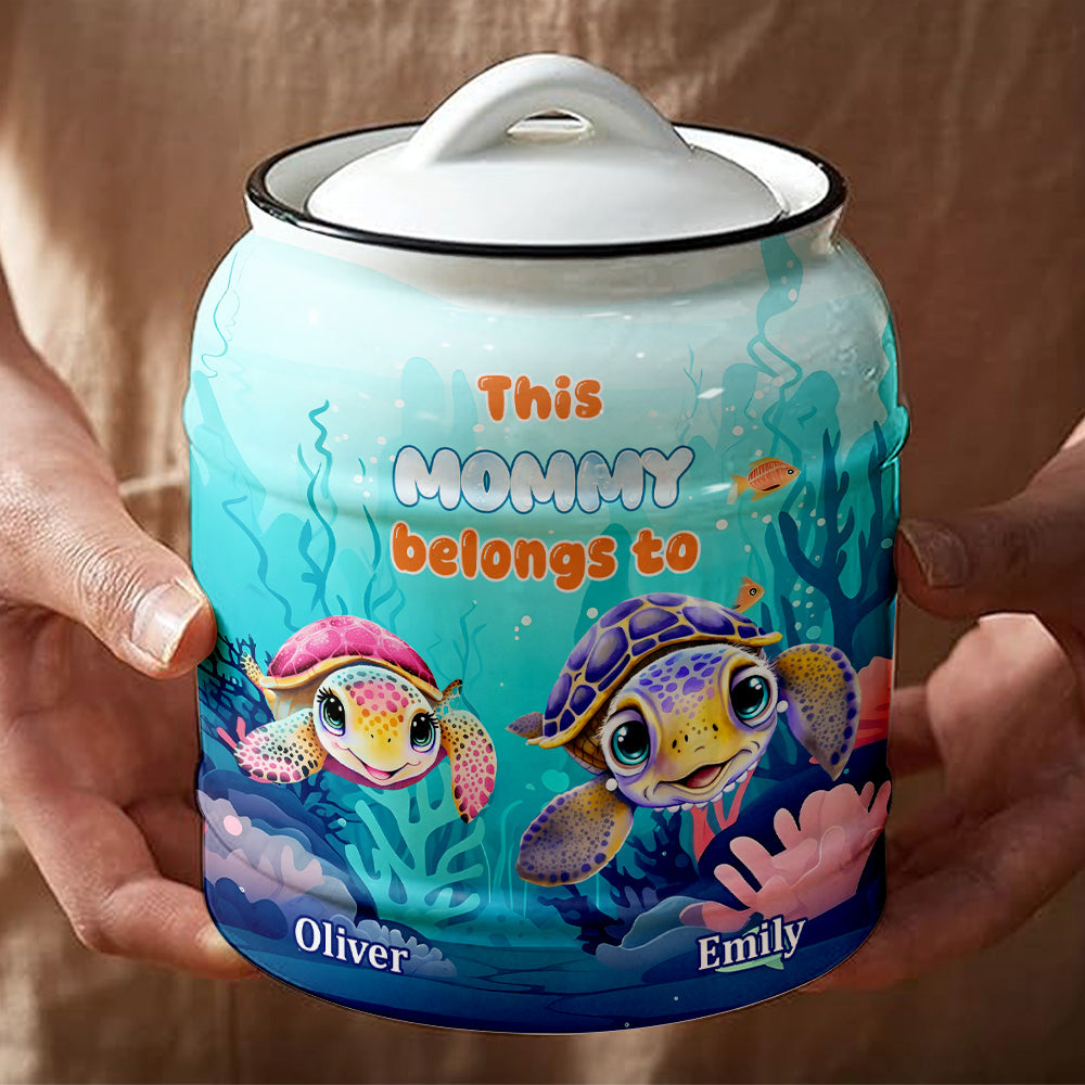Grandma Turtle - Personalized Ceramic Jar