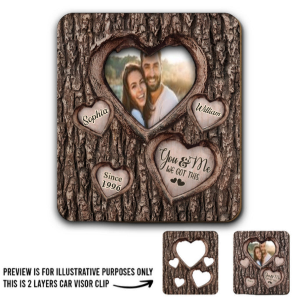 I'm Yours No Returns Or Refunds - Personalized Car Visor Clip