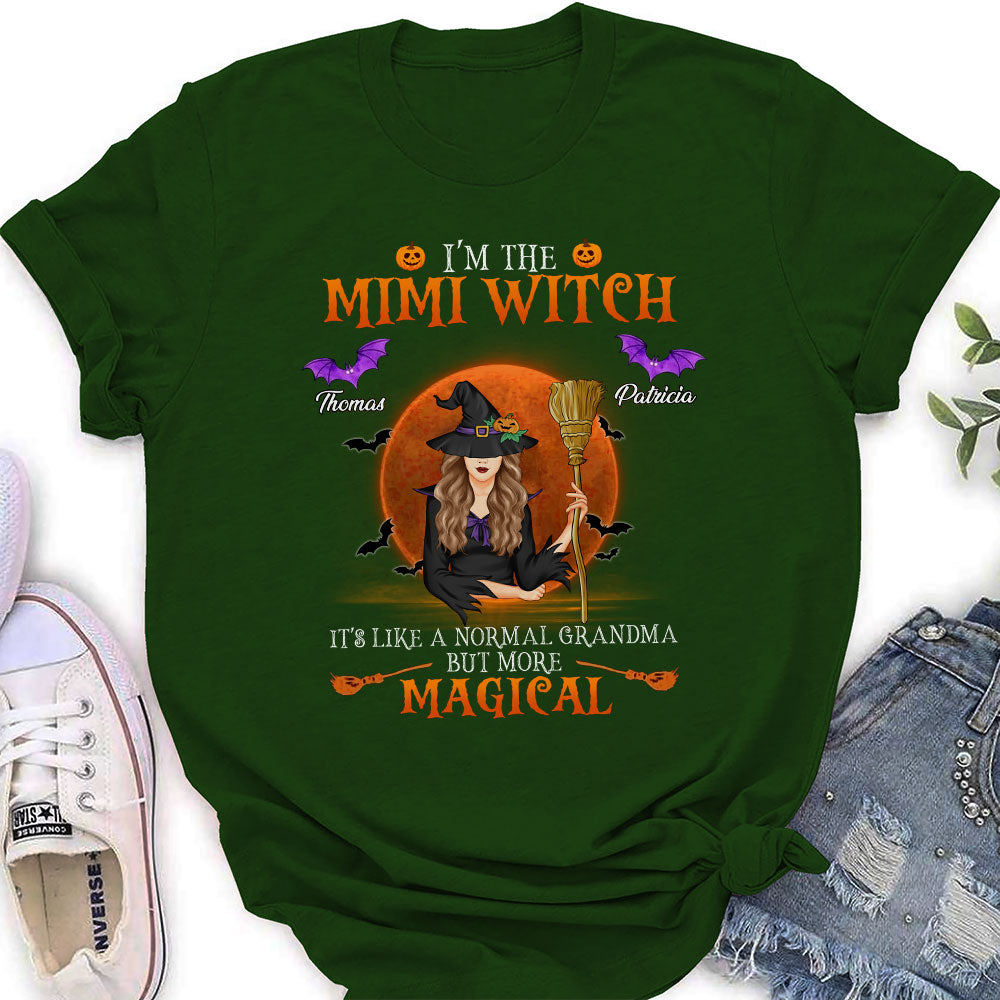 I Am A Grandma Witch - Personalized Shirt
