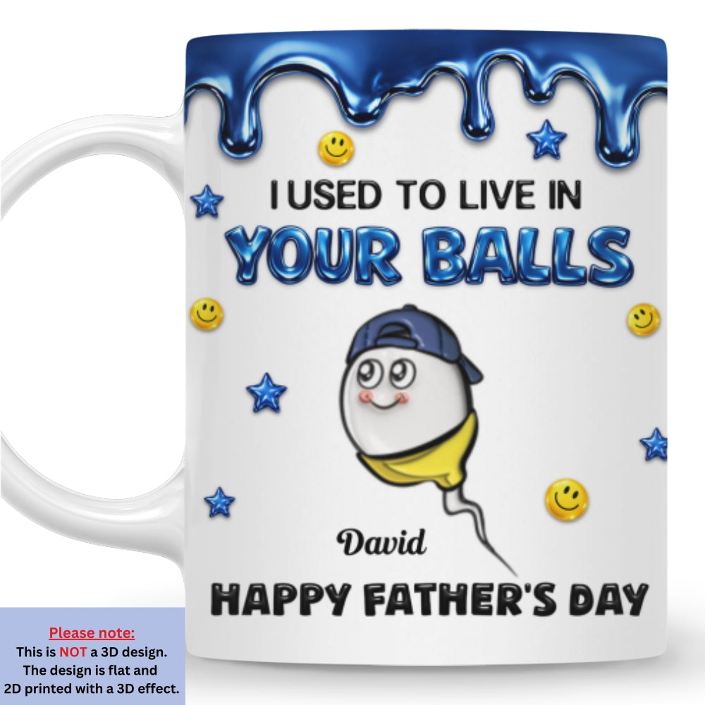 Custom Anniversary Keepsake Gifts For Couple • Where We Used To Live - Personalized 3D Inflated Effect Mug