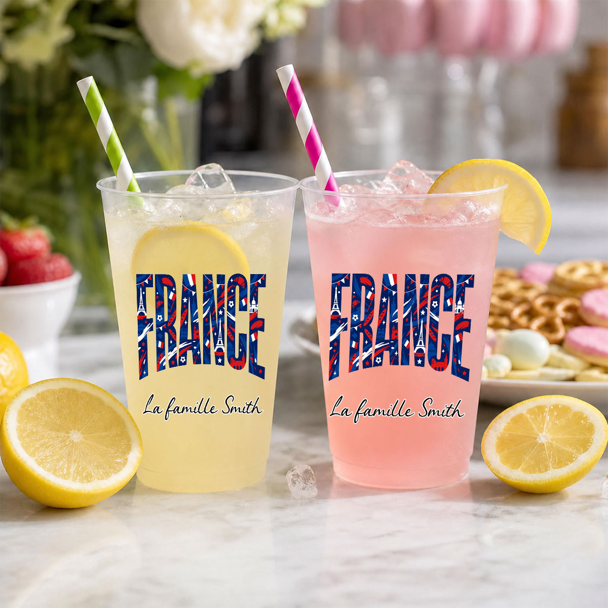 Support Your Country - Personalized Frosted Cup