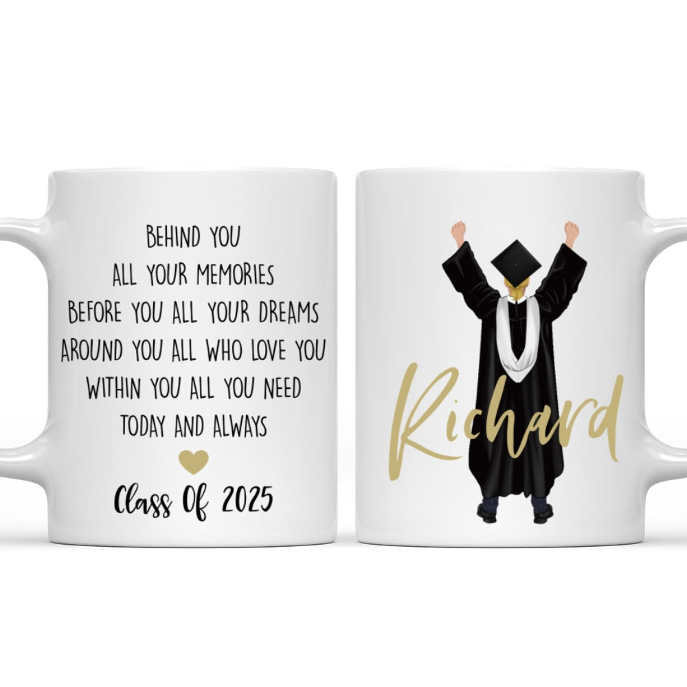 Custom Christmas & Birthday Keepsake Gift • Within You Lies All Strength - Personalized Coffee Mug