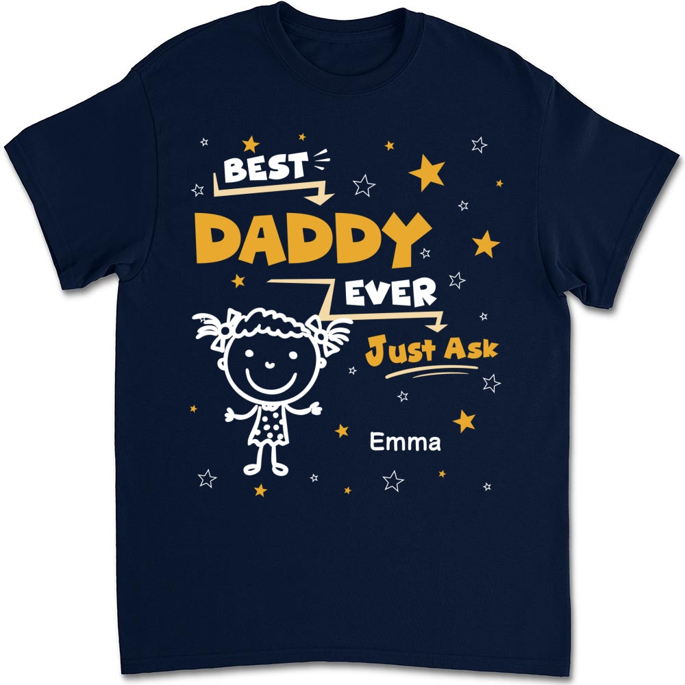 Custom Father's Day, Special Gift for Dad & Grandpa • Ask My Child - Personalized Shirt