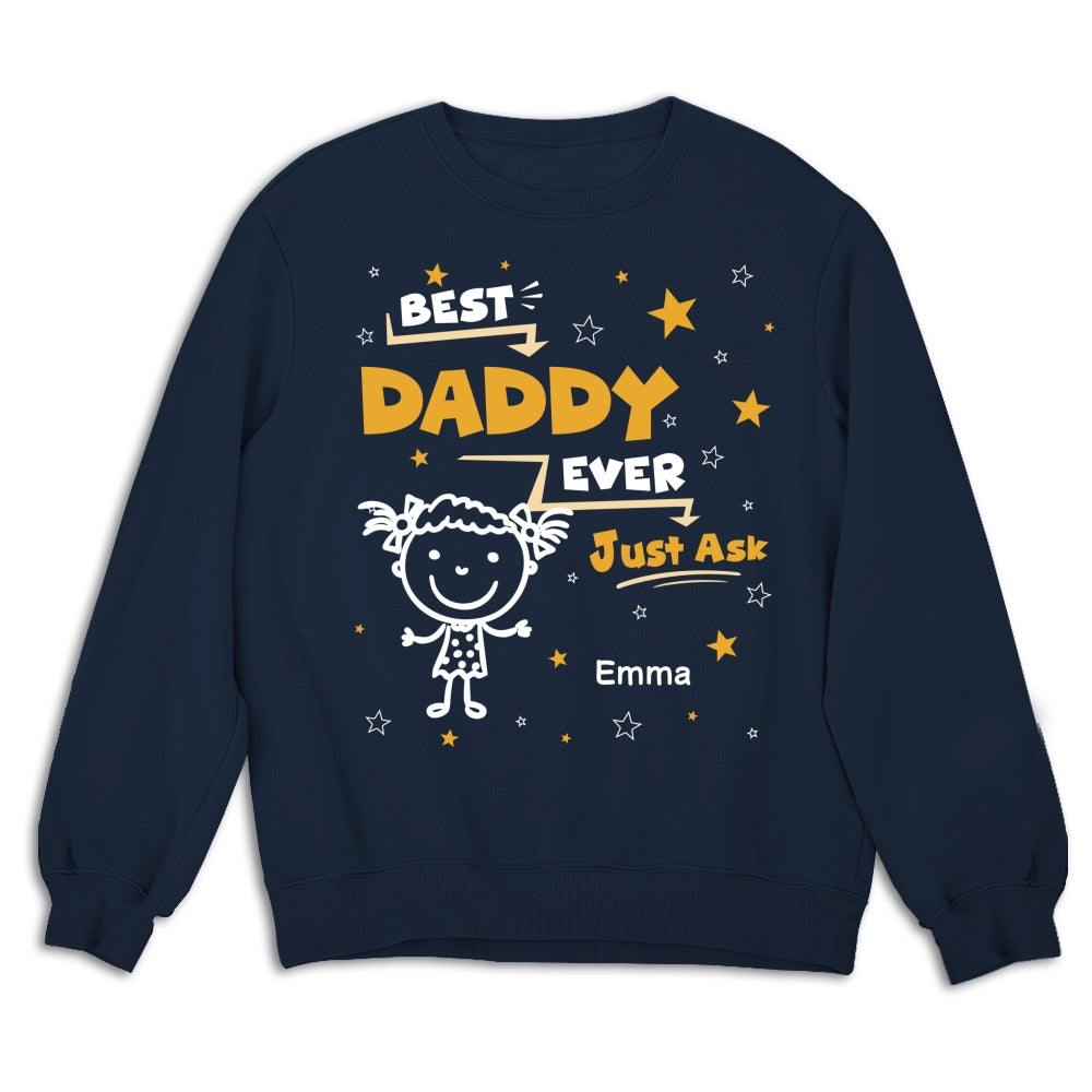 Custom Father's Day, Special Gift for Dad & Grandpa • Ask My Child - Personalized Shirt