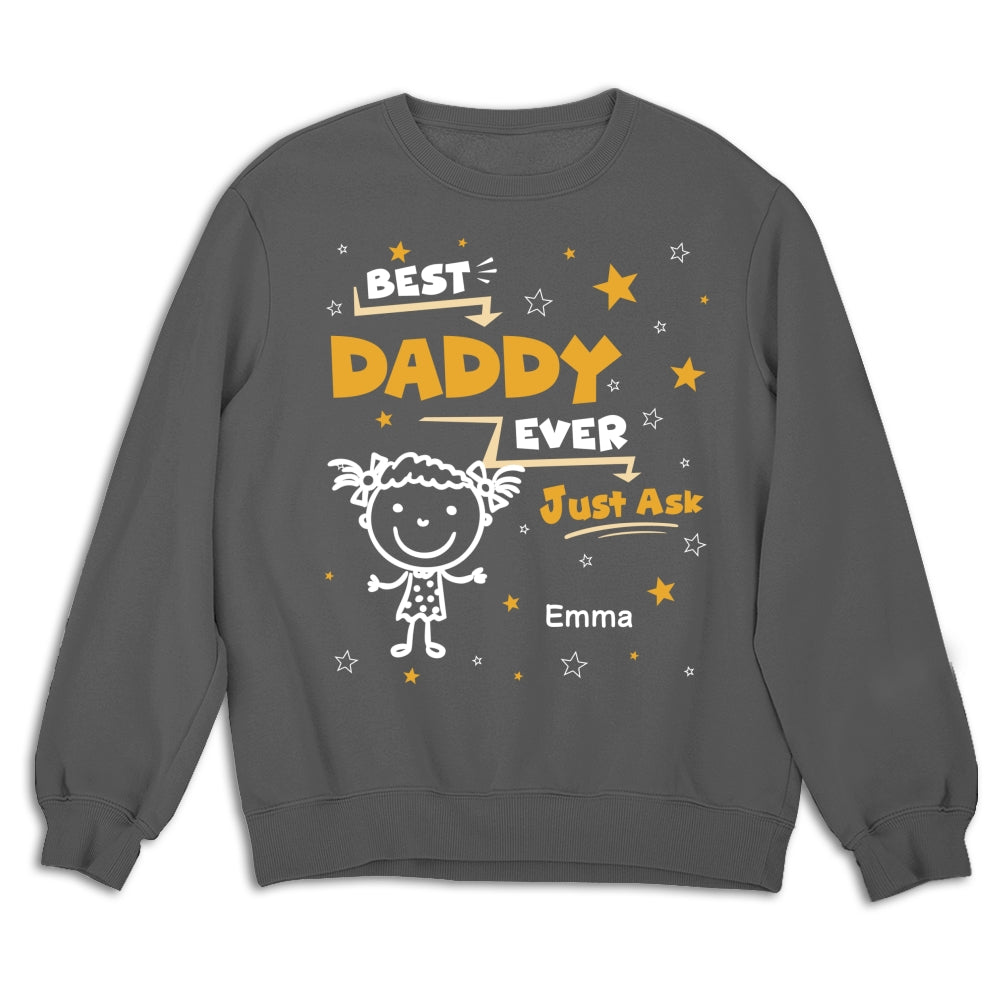 Custom Father's Day, Special Gift for Dad & Grandpa • Ask My Child - Personalized Shirt