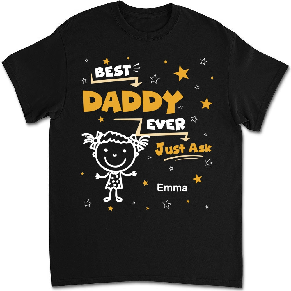 Custom Father's Day, Special Gift for Dad & Grandpa • Ask My Child - Personalized Shirt